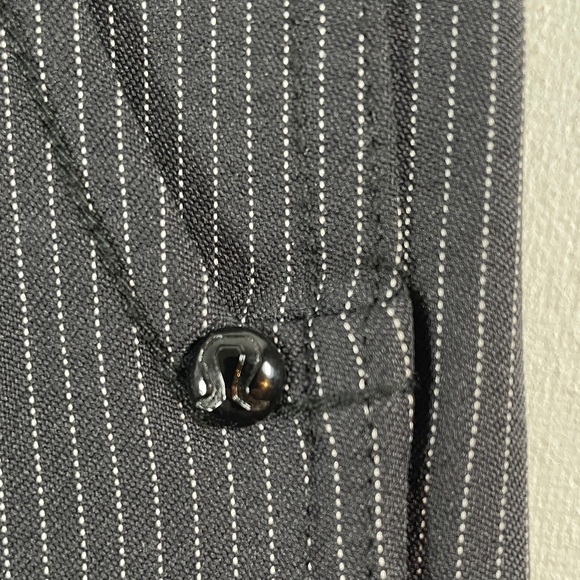 Lululemon Pinstripe Classic Fit Trousers Wet Dry Warm Men's Pants 36 - Picture 8 of 16